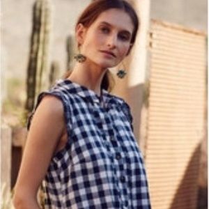 Anthropologie | dear creatures | Blue Gingham